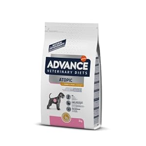 Advance Veterinary Diets Atopic Medium & Maxi, Pienso para Perros con Dermatitis atópica con Conejo, 3kg