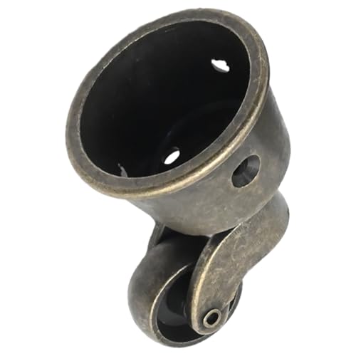 Anxingo 4Pack Antique Zinc Alloy Swivel Cup Casters, Furniture Caster Wheels Universal Metal Pulley Wheels for Chair Cabinet Patio Table Sofas 1-3/4 Inch OD Vintage Green Bronze - Image 6