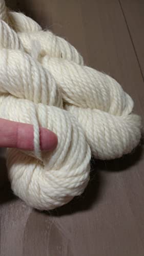 Undyed Bulky Yarn 100% Superwash Merino Ecru For Dyeing Knitting Crochet #TOP1