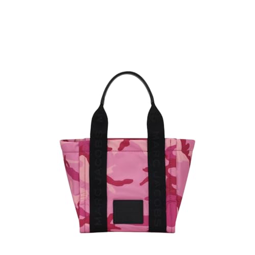 Marc Jacobs Bolsa de nylon com zíper pequena para trabalho, Camuflagem rosa multi, Small