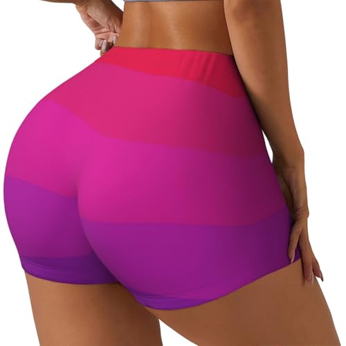 Women Girls High-Stretch Workout Shorts for Running Cycling 2025 Biker Shorts2
