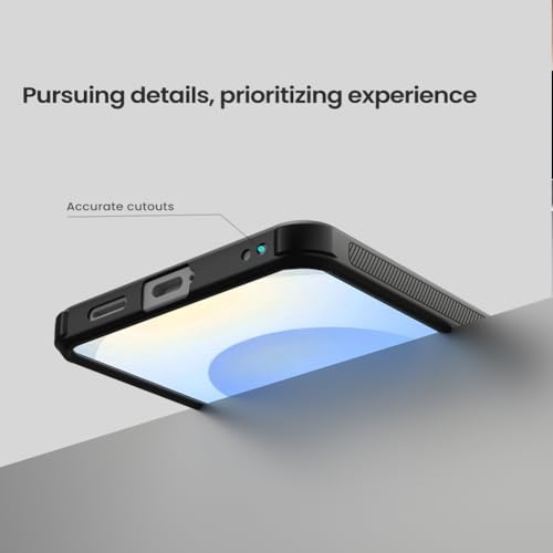 Image of Nilkin Slim Matte Series case for Samsung Galaxy S26 (S 26), Shockproof and Scratch-Resistant, Lightweight Case (Transparent Black, S26)