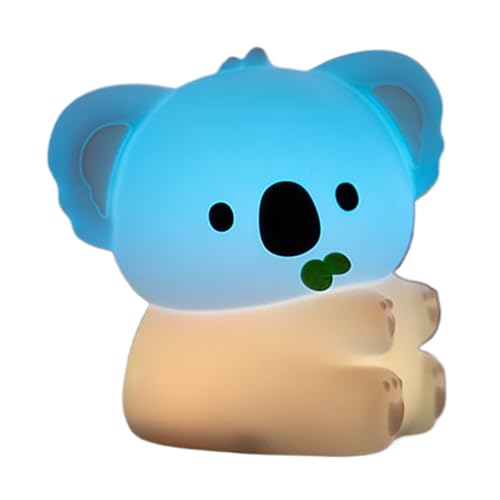 子供用シリコーンナイトライト - 可愛いコアラベビーライトランプ - 調光可能な寝室ナイトスタンドデスク育児ベビーティーン男女誕生日パーティー環境照明ホームデコレーション