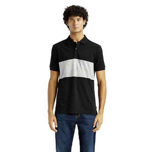 Image of Levi's Men's Pure Cotton Slim Fit Polo T-Shirt