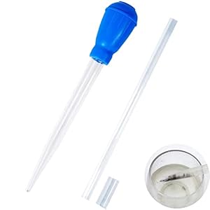 Shengbangym 30 ML Mini Cambio d’Acqua per Acquario, Pipetta di Misurazione, Droppers Liquida, Pipetta Liquida, Pipetta di Gomma, per Acquario, Pesce e Pesce Shrimp Feeder e Il