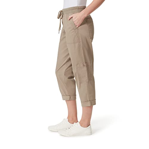 Gloria Vanderbilt Women's Pull on Drawstring Cargo Capri2
