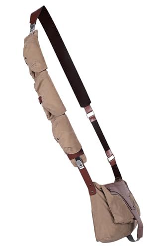 Poe Dameron Cosplay Shoulder Bag Halloween Carnival Party Poe Dameron Cosplay Outfit Prop Bag2