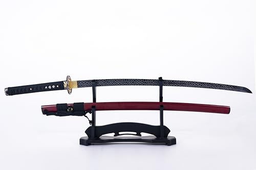 Katana Sword Real Sharp, Handmade Full Tang, Alloy Tsuba Japanese Samurai katanas(High Carbon Steel 1060) 40-Inch…