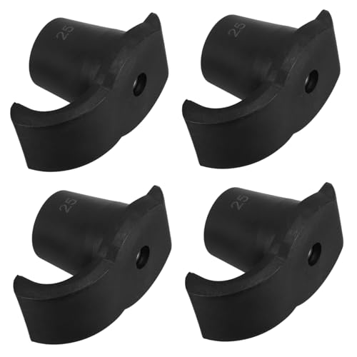 VALICLUD 4 Piezas Alfombra antideslizante se desliza deslizadores de esquí andador accesorios para andador parte esquís andador antideslizante Consejos de muleta antiadherentes nylon Negro