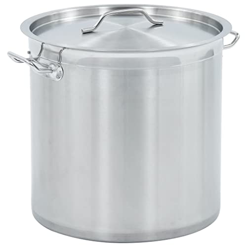 Vidaxl - Olla De Acero Inoxidable 33 L 35X35 Cm - Plateado En Oferta Suppentopf 33 L 35×35 Cm Edelstahl