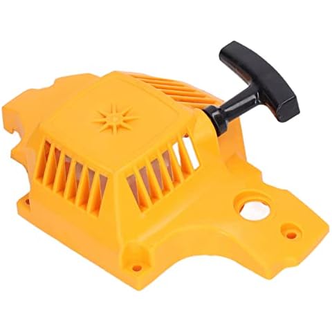 Risegun Rewind Starter, Recoil Starter Assembly Replacement Recoil Rewinding Pull Start Starter Assembly ABS Replacement for 350 351 Chainsaw Cover