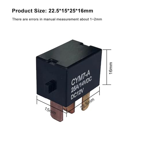 Relais universel CYM7-A 25A : l'interrupteur électrique robuste adapté aux circuits auto 12V 24V. - 3
