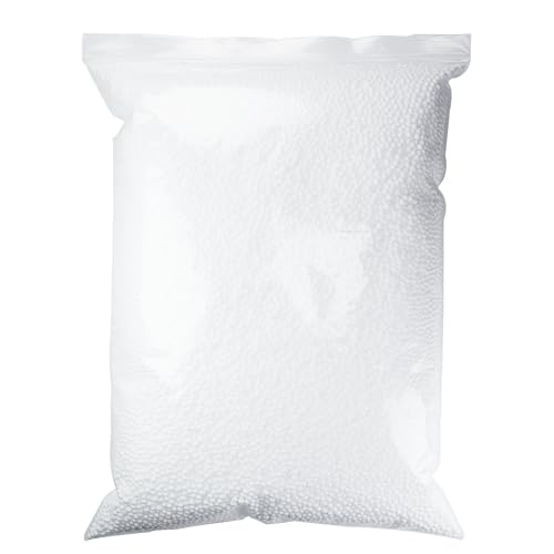 AOODOOM 3200ML White Foam Balls Mini Polystyrene Beads Slime Supplies Foam Beads 2-3mm for DIY Crafts Slime Balls Party Decorations