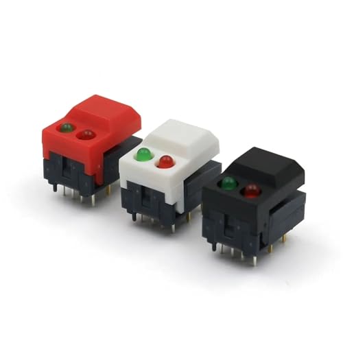 Interruptor PB86-A2 con LED rojo y verde para circuito impreso 2