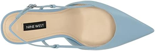 Nine West Women's PENI Pump, Spring Blue 450, 6 | Image 4