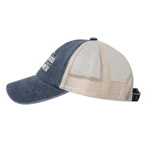 So God Made A Farmer Hat America Needs Farmers Denim Hats miniatura 2