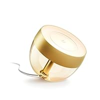 Philips Hue Lampada Smart da Tavolo Iris, Luce Bianca e Colorata, Bluetooth, 8.2W, Oro