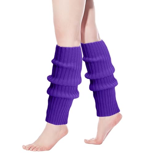 Image of 80s White Leg Warmers for Women - Winter Long Leg Warmers, 80s Outfit