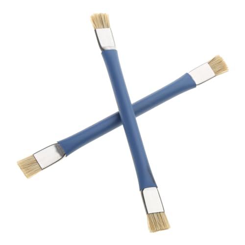 2 Pack Lab Cleaning Anti Static ESD Brush Set Suitable For Keyboard Tablet PCB BGA Repair Soldering 2 Color Computer Cleaning Brush Kit Anti Static ESD Brush Set Suitable