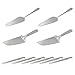 Kitchencraft Coltello Torta Professionale Affettatrice - Server da Torta in Acciaio Inox Coltello da Torta lucidato per cucine, ristoranti, Feste, Lavabile in lavastoviglie (1 Set)