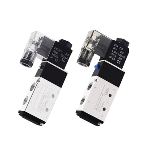 Électrovanne pneumatique 4V110-06 à commutation rapide 5 voies DC24V