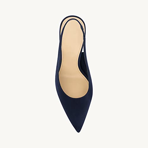 Image of Womens Slingback High Heels Pointed Toe Slip On Dress Shoes | Closed Toe,Stiletto Heels,Women's Pumps,Dressy Casual,Party,Wedding,Prom,Work Shoes,Going Out