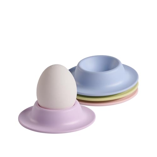 APS 85298 - EGGY - Eierbecher 4er Set, 8,50 x 8,50, Höhe 4,50 cm, Melamin, bunt matt