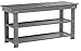 Convenience Concepts Oxford Utility Mudroom Bench with Shelves, Gray
