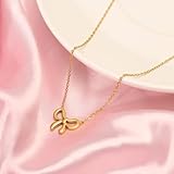 Zoom IMG-2 xihircd collana con fiocco in Zoom IMG-2 xihircd collana con fiocco in