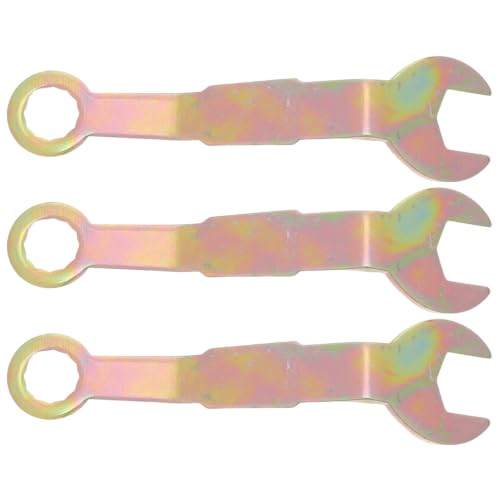 Juego de 3 piezas de llave de pivote para puerta de bolsillo 3/8" con llave inglesa de hierro angular para puertas corredizas y plegables de clóset para mantenimiento y reparación en el hogar