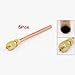 GBSTORE 5 Pcs Air Conditioner Spare Part 6mm Copper Tube OD Filling Access Valve Monodirectional CT-340