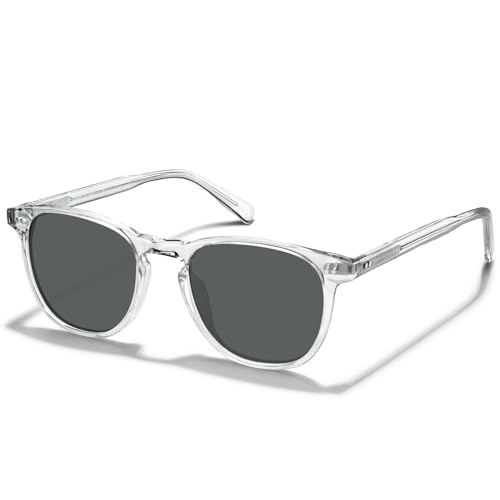Carfia Gafas De Sol Polarizadas Vintage Para Hombre Gafas De Conducción Con Protección Uv Y Montura Cuadrada De Acetato Carfia Gafas De Sol Polarizadas Vintage Para Hombre Gafas De Conducción Con Protección Uv Y Montura Cuadrada De Acetato