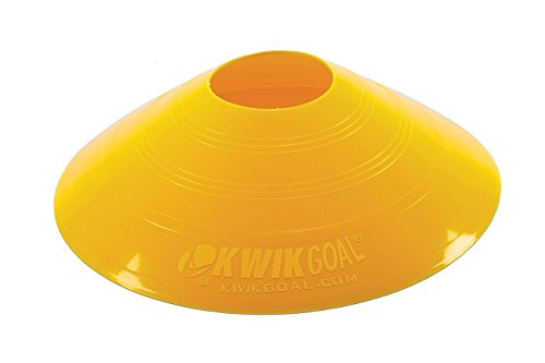 Kwik Goal 6A1008 cônes disque jaunes (25 pièces)
