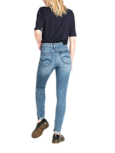 Lee Damen Scarlett High Skinny Jeans, Blau (Cool Daze Xv) , 25W/31L – Ansicht 2