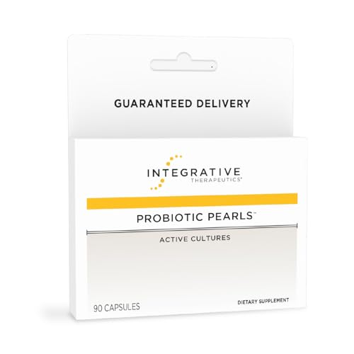 Integrative Therapeutics Probiotic Pearls - Daily Digestive Supplement for Gut Health Support* - Probiotic Capsules for Immune Health Support* - Soy-Free - 90 Count (90 Servings)