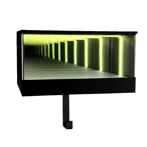 Ratpzou ガレージ・鍵掛け - ソフトホワイトLEDハンガー,無限鏡ガレージ白色LED RVキーホルダー - 男性用クリスマス玄関ホームエントリー?外ゲートエントリー棚