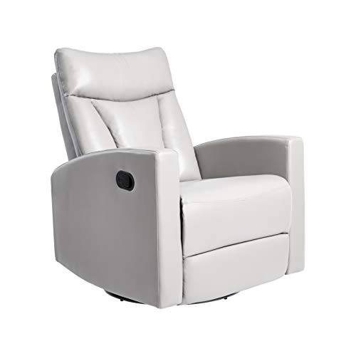 JC Home Swivel&Glider recliner, one size, Grey