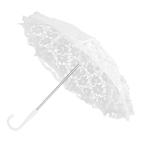 Genérico White Lace Umbrella - Lace Parasol Umbrella, Wedding...