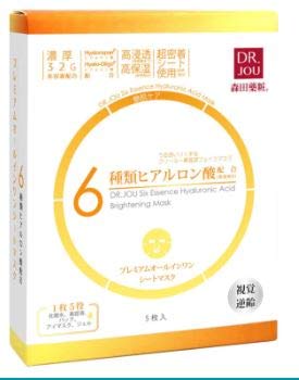 DR.JOU Six Essence Hyaluronic Acid Mask 5's -Helps to rejuvenate skin, suitable for matured. Increase skin firmess, increase skin hydrating level .