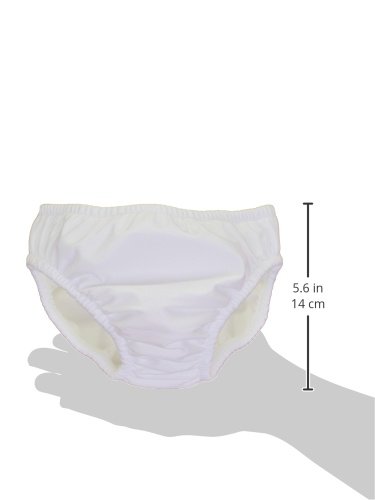 My Pool Pal Reusable Swim Diaper, White, 18 Months image 3
