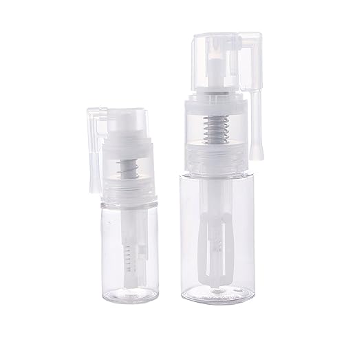 Botella pulverizadora polvo 2 piezas portátil miniatura 1