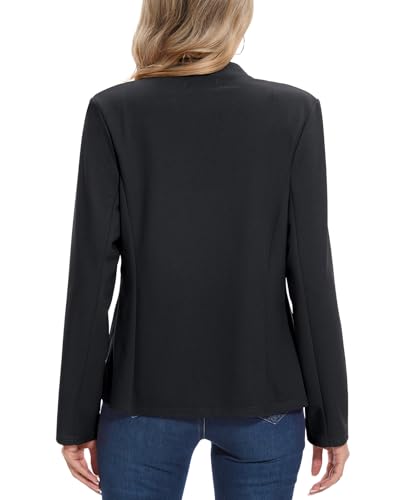 MINTLIMIT Blazers for Women Long Sleeve Notch Collar Blazer Button Front Casual Work Office Suit Jackets with Pockets 5