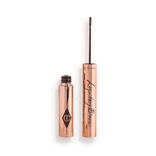 Charlotte Tilbury Legendary Brows Tinted Eyebrow Gel - Micro-Precision Brow Brush Adds Fullness, Texture & Feathered Definition - Water-Resistant Formula - Soft Brown