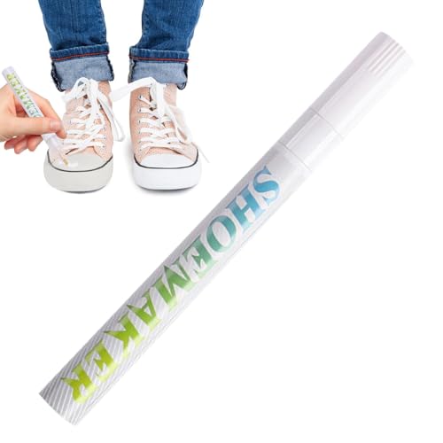 Sneaker Whitener 20g Sneaker Mittelsohle Paint Marker Zwischensohlenmarker Und Präziser Weißer Marker Schuhweiß Für Sneaker Wiederherstellung Von Schuhsohlen Für Individuelle Anpassung, Farbe