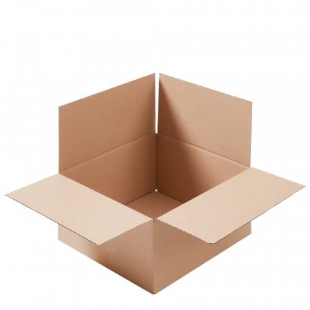 BB-Verpackungen 200x Faltkartons 420x250x150mm 1-wellig braun (200 Stück)| Großer Versandkarton, ideal als Warensendung, DHL Paket, GLS/DPD M-Paket