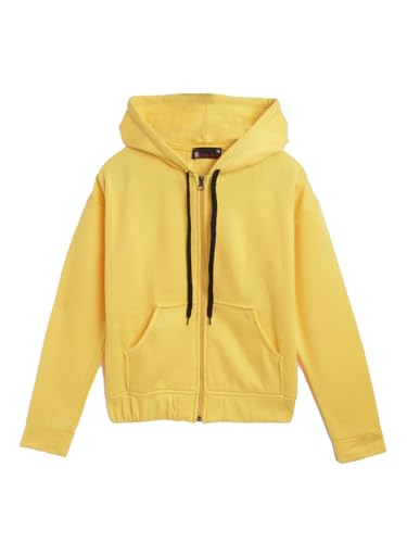 Image of Alano Unisex-Child Wool Blend Comfortable and Stylish Hooded Full Sleeve Lightweight Sweatshirt