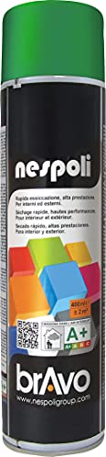 NESPOLI Aérosol peinture professionnelle vert jardin 600 ml, grand