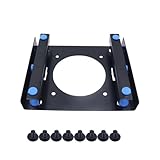 Réservez une position d'installation du ventilateur sur le support d'amortisseur de disque dur de 3,5 pouces dans lequel un ventilateur de dissipation thermique de 8 cm peut être installé.