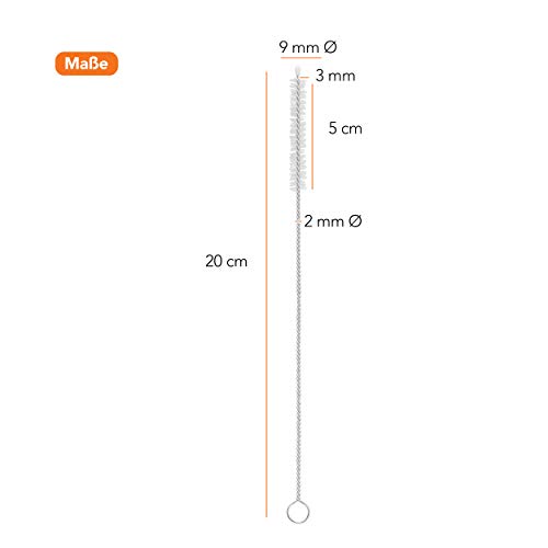 fancility® Version 2.0 Reinigungsbürste für Kaffeevollautomat 4er-Set (u.a. für DeLonghi) kleine & schmale Milch… – Bild 4