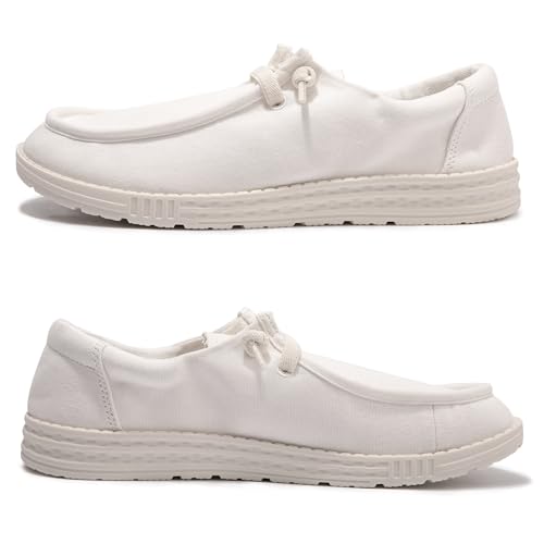 Women's Slip On Loafers - Canvas Casual Walking Shoes Comfortable Low Top Flats Outdoor Fashion Sneakers2